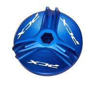 Pieza de Motocicleta Accesorios De Tapa Llenado Combustible Perno Aceite Motor Motocicleta para Honda PCX 125 150 160 PCX25 PCX50 PCX160 2015-2025(BLU)