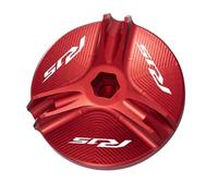 Pieza de Motocicleta Accesorios De Tapa Llenado Combustible Perno Aceite Motor Motocicleta para Yamaha YZF-R15 YZFR15 YZF R15 V3 V4(Rosso)