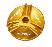Pieza de Motocicleta Accesorios De Tapa Llenado Combustible Perno Aceite Motor Motocicleta para Yamaha YZF-R15 YZFR15 YZF R15 V3 V4(Jaune)