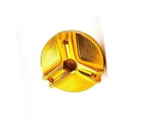 Pieza de Motocicleta Accesorios Motocicleta Cubierta De Filtro Aceite Motor Tapa Tapón para Ducati Panigale Diavel para Superleggera V4 V2 para Scrambler Monster(Jaune)