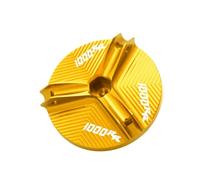 Pieza de Motocicleta Accesorios Motocicleta Tapón Drenaje Aceite Motor Aluminio Tuerca Sumidero Cubierta De Taza Llenado para Honda CBR1000RR CBR 1000RR 2004-2018(Jaune)