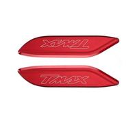Pieza de Motocicleta Accesorios para Motocicleta, Tapa De Agujero Espejo para Patinete, Piezas Soporte Impulsado para Yamaha TMAX560 TECHMAX TMAX 560 2020 2021(Rosso)