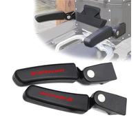 Pieza de Motocicleta Accesorios para Motocicletas, 2 Piezas, Reposabrazos Pasajero, Caja Plegable, Kit De Asiento Trasero, Pasamanos Laterales para Suzuki V-Strom DL 650 DL650(Rosso)