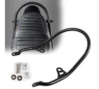 Pieza de Motocicleta Accesorios para Motocicletas, Barra De Agarre para Asiento Trasero Pasajero, Apoyabrazos Acero Inoxidable para Kawasaki Z 900RS SE ABS 2018-2024 2023 2022 2021(Nero)