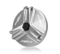 Pieza de Motocicleta Accesorios para Motocicletas CNC, Filtro De Aceite Motor, Tapa Tapón, Tornillos para CFMOTO 800MTX 800MT-X 800 MT-X MTX 2025 2024(Silver)