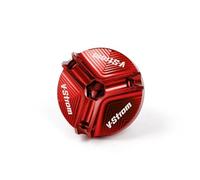 Pieza de Motocicleta Accesorios Protector De Tapa Llenado Aceite del Tanque Líquido Frenos Delanteros para Suzuki V-Strom 650 250 1000/xt DL DL650 DL1000 650dl(Red A)