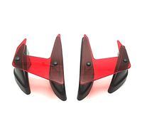 Pieza de Motocicleta Alerones Desnudos De Fuerza Descendente Lateral para Motocicleta, Deflectores ala Carenado Winglet Fijo para Yamaha MT-07 MT07 MT 07 2018 2019 2020(Rosso)