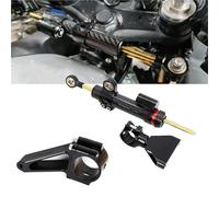 Pieza de Motocicleta Amortiguador De Dirección Ajustable para Honda CBR 600 CBR600 F4i 1999-2007 2006 2005 2004 2003 2002 2001 Pieza Motocicleta(Nero)