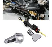 Pieza de Motocicleta Amortiguador De Dirección Ajustable para Honda CBR 600 CBR600 F4i 1999-2007 2006 2005 2004 2003 2002 2001 Pieza Motocicleta(Grey)