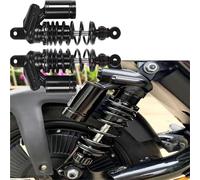 Pieza de motocicleta Amortiguador De Suspensión Trasera Para Motocicleta 265 Mm, Amortiguación Hidráulica Aceite Y Gas, Ajuste Para Scooter, Todoterreno, Quad(Nero)