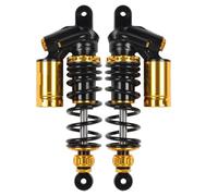 Pieza de motocicleta Amortiguador De Suspensión Trasera Para Motocicleta 290 Mm, Amortiguación Hidráulica Aceite Y Gas, Ajuste Para Scooter, Todoterreno, Quad(Gold)