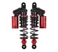 Pieza de motocicleta Amortiguador De Suspensión Trasera Para Motocicleta 290 Mm, Amortiguación Hidráulica Aceite Y Gas, Ajuste Para Scooter, Todoterreno, Quad(Rosso)