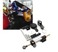 Pieza de Motocicleta Amortiguador Estabilizador De Dirección para Motocicleta para Yamaha YZF R1 1998-2001 (2000-1999)(Silver)