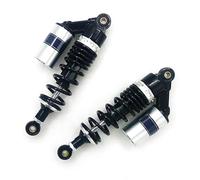 Pieza de motocicleta Amortiguadores Traseros Universales Para Motocicleta De 11 ", 280 Mm, 7, Conjunto Amortiguador Trasero Para SUZUKI GT 125 GT125 1976-1981(Black-silver)
