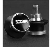 Pieza de Motocicleta Bobinas Soporte Deslizador Carretes Basculante Motocicleta para CFMOTO 500SR CF500SR 2023 2024 SR500 500 SR 2025(Silver A)