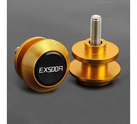 Pieza de Motocicleta Carretes De Basculante para Motocicleta Tornillos Soporte Trasero Deslizadores para Kawasaki EX 500 R GPZ500S EX500R 1990-2002 2003 2004 2005 2006 2007 2008 2009(Gold)