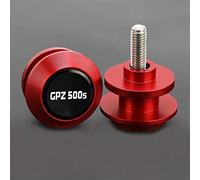 Pieza de Motocicleta Carretes De Basculante para Motocicleta Tornillos Soporte Trasero Deslizadores para Kawasaki GPZ 500S GPZ500S EX500R 1990-2009 2008 2007 2006 2005 2004 2003 2002(Rosso)