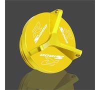 Pieza de Motocicleta Cubierta De Filtro Aceite Motor CNC para Motocicleta, Accesorios Tapa Tapón para BMW S1000R S1000RR S 1000R 1000RR 2009-2023(Yellow B)