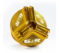 Pieza de Motocicleta Cubierta De Llenado Aceite Motor Motocicleta, Protectora Filtro para Suzuki GSR400 GSR600 GSR750 GSR 400 600 750(Jaune)