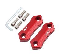 Pieza de Motocicleta Cubierta De Orificio para Espejo Retrovisor Motocicleta, Bloque para para Kawasaki para NINJA400 para Ninja 400(Rosso)