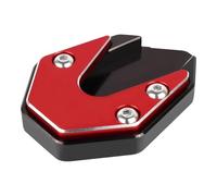 Pieza de Motocicleta Extensor Pata Cabra Motocicleta Placa Soporte Caballete Lateral para Suzuki GW250 GSX250R GSX 250 R 2021-2023 DL250 SRMAX250 SRMAX300(Red3)