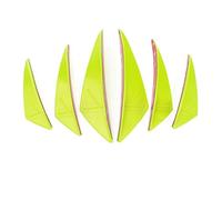 Pieza de Motocicleta Frente Winglet Carenado Parachoques Labio Aleta De Goma Splitter Spoiler Canard Valence Cuerpo Pegatina ala Parabrisas para Motocicleta Coche(Jaune)