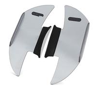 Pieza de Motocicleta Kit De ala Dinámica Decorativa para Suzuki GSX-R600 750 1000 125 GSX-250R GSXS1000F, Carenado Frontal Aerodinámico Winglets, Alerones Laterales(Grigio)