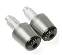 Pieza de Motocicleta Manillar De Motocicleta 7/8 "22 MM Empuñaduras Mano Barra Deslizante Tapón para Kawasaki para VERSYS 250 KLE 650 1000 KLE650 KLE1000(Grey)