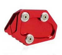 Pieza de Motocicleta Motocicleta CNC Soporte Lateral Ampliar Almohadilla De Extensión para Yamaha YZF-R3 YZF-R25 YZF R3 R25 MT-03 MT-25 MT03(Rosso)