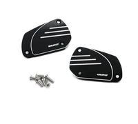 Pieza de Motocicleta para Aprilia para DORSODURO 750 2008-2013 Tapa del Depósito Aceite Cilindro Maestro De La Motocicleta Líquido Frenos Delantero Y Trasero(Nero)