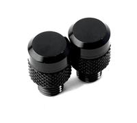 Pieza de Motocicleta para Aprilia Tuono V4 1100 SL 750 para Shiver M10 * 1,25 Motocicleta CNC Espejos Agujero con Cabezal para Tornillos Tapas Perno De Rosca(Nero)
