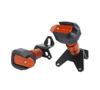 Pieza de Motocicleta para Honda CB650R CB 650R 2021 2022 Motocicleta CNC Marco De Protección contra Caídas Deslizador Carenado Protector Almohadilla Choque(Orange)