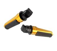 Pieza de motocicleta Para Honda CBR600F CBR 600 F 2001-2013 2012 2011 2010 2009 2008 2007 2006 2005 2004 2003 2002 Pedales Traseros De Motocicleta Reposapiés Pasajero(Gold)