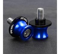 Pieza de Motocicleta para Kawasaki GPZ 500S GPZ500S EX500R 1990-1995 1996 1997 1998 1999 2000 2001-2009 Carretes De Basculante para Motocicleta Tornillos Soporte Trasero Deslizadores(BLU)
