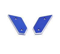 Pieza de Motocicleta para Kawasaki para NINJA400 para Ninja 650 Retrovisor para Motocicleta Espejos Laterales Soporte Agujero Tapa Abrazadera Cubierta(BLU)