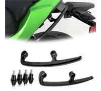 Pieza de Motocicleta para Kawasaki Z650 Z 650 2017-2022 2021 2020 2019 2018 Soporte De Pasamanos Trasero para Pasajero Motocicleta Accesorios Apoyabrazos Aluminio CNC(Nero)