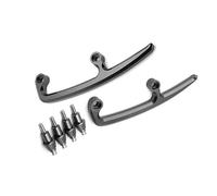 Pieza de Motocicleta para Kawasaki Z650 Z 650 2017-2022 2021 2020 2019 2018 Soporte De Pasamanos Trasero para Pasajero Motocicleta Accesorios Apoyabrazos Aluminio CNC(Grey)