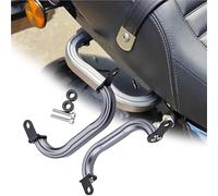 Pieza de Motocicleta para Kawasaki Z900 RS Z900RS 2017 2018 2019 Accesorios para Pasamanos Traseros De Motocicleta Reposabrazos Trasero Pasajero Estante Carreras Mango(Grey)