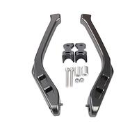 Pieza de Motocicleta para Super SOCO TS, Accesorios para Motocicleta, Empuñaduras De Pasajero, Empuñadura Trasera, Manijas Barra, Reposabrazos(Grey)