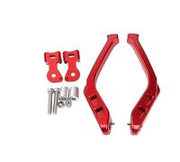 Pieza de Motocicleta para Super SOCO TS, Accesorios para Motocicleta, Empuñaduras De Pasajero, Empuñadura Trasera, Manijas Barra, Reposabrazos(Rosso)