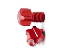Pieza de Motocicleta para Suzuki SV650 SV 750 SV650X SV650S 2016-2020 2021 2022 2023 M10X1.25 Accesorios De Motocicleta Espejo Agujero Tapones Cubierta Tornillo Perno(Rosso)