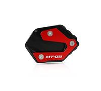 Pieza de Motocicleta para Yamaha MT-09 MT 09 MT09 Tracer FZ09 2013-2021 2020, Soporte De Motocicleta, Lateral, Almohadilla Extensión, Placa Agrandar(Black-Red)