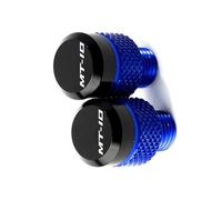 Pieza de Motocicleta para Yamaha Mt10 MT 10 MT10 Motocicleta CNC Espejos Agujero con Cabezal para Tornillos Tapas Rosca Perno M10 * 1,25(BLU)