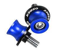 Pieza de Motocicleta para Yamaha XS 850 XS850 1980-1985 1986 Accesorios De Motocicleta CNC Basculante Carretes Soporte Tornillos Deslizador(BLU)