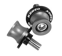 Pieza de Motocicleta para Yamaha XS 850 XS850 1980-1985 1986 Accesorios De Motocicleta CNC Basculante Carretes Soporte Tornillos Deslizador(Grey)