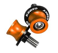 Pieza de Motocicleta para Yamaha XS 850 XS850 1980-1985 1986 Accesorios De Motocicleta CNC Basculante Carretes Soporte Tornillos Deslizador(Orange)