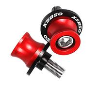 Pieza de Motocicleta para Yamaha XS 850 XS850 1980-1985 1986 Accesorios De Motocicleta CNC Basculante Carretes Soporte Tornillos Deslizador(Rosso)