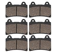 Pieza de motocicleta Para YAMAHA XVZ 1300 Para Royal Star 1996 1997 1998 XVZ1300 Tour Clásico 1999 2000 2001 Pastillas De Freno Delanteras Y Traseras Para Motocicleta(3pairs)