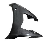 Pieza de Motocicleta para Yamaha YZFR6 2003-2005, Accesorios para Motocicleta, Protector De Panel Carenado, Alerón Radiador Lateral Delantero, Cubierta Protectora(Black Left)