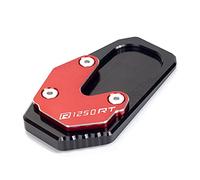 Pieza de Motocicleta Pie De Extensión Pata Cabra para BMW R1250RT R 1250 RT 1250RT 2018 2019 2020 2021 Placa Almohadilla Soporte Lateral Motocicleta(Rosso)